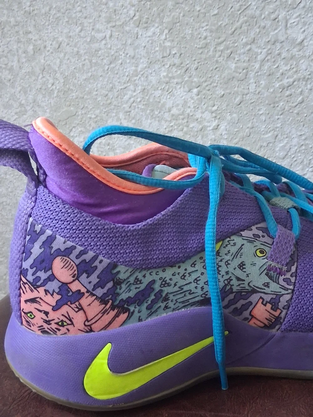 Nike PG2 Mamba Mentality Shoe - Size 8.5  Sneakers Zoom Purple Rare